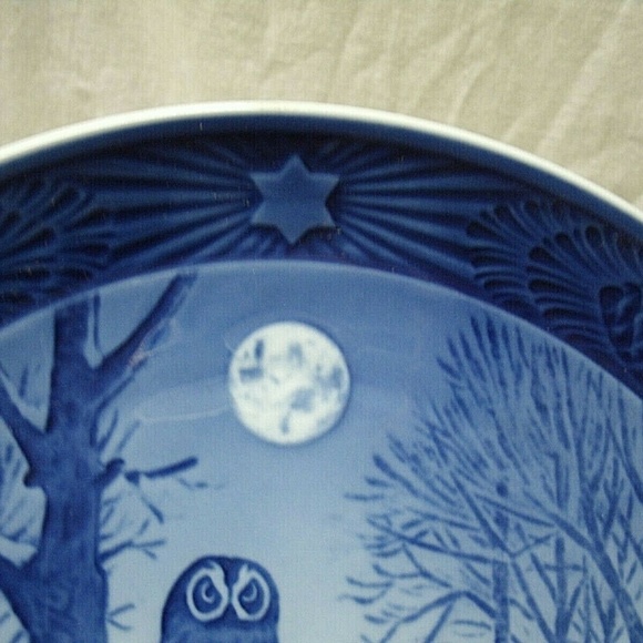 Owl 1974 Royal Copenhagen Collector Plate - Picture 6 of 8
